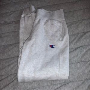grey champion sweatpants